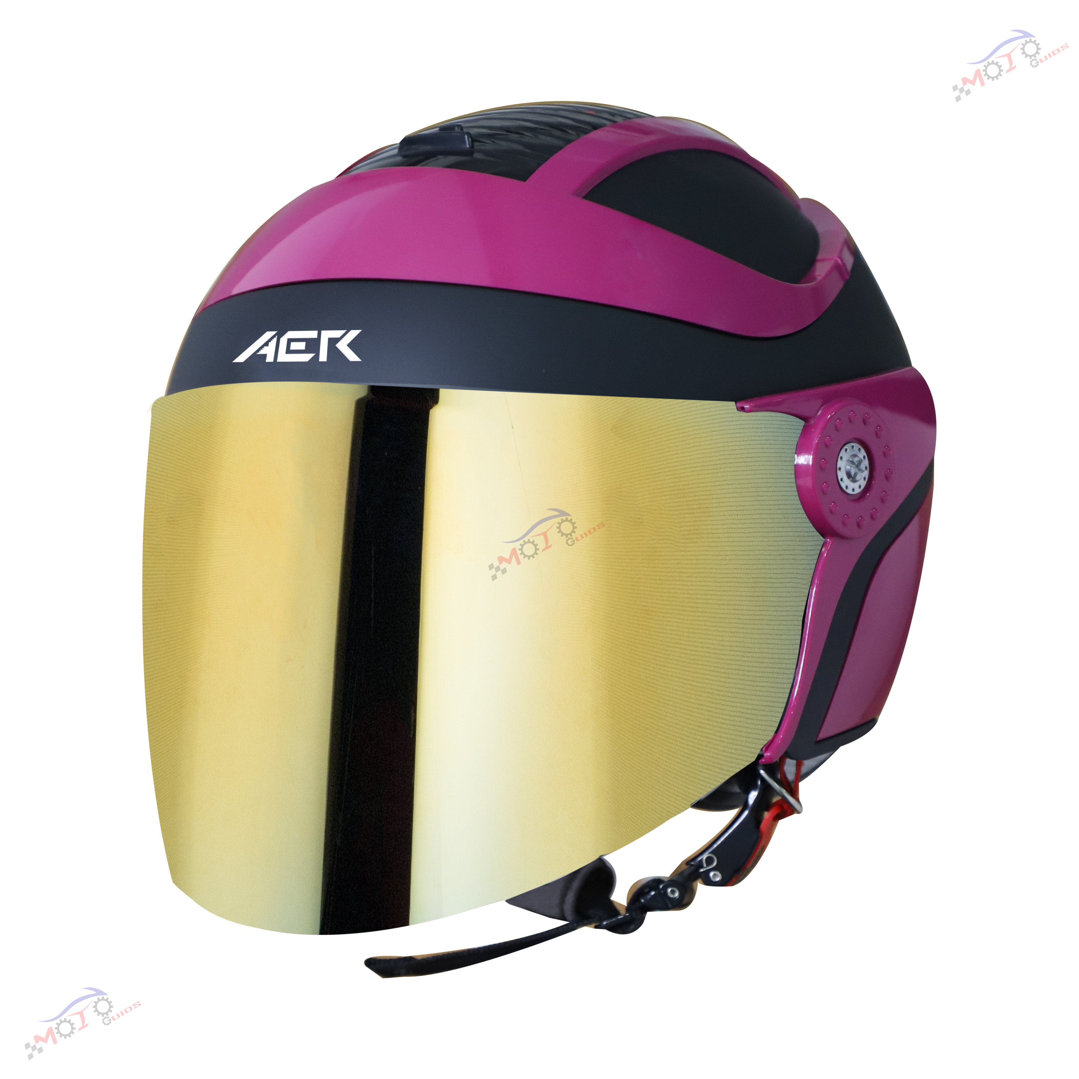 SB-29 AER MATT (FITTED WITH CLEAR VISOR WITH EXTRA CHROME GOLD VISOR FREE)
